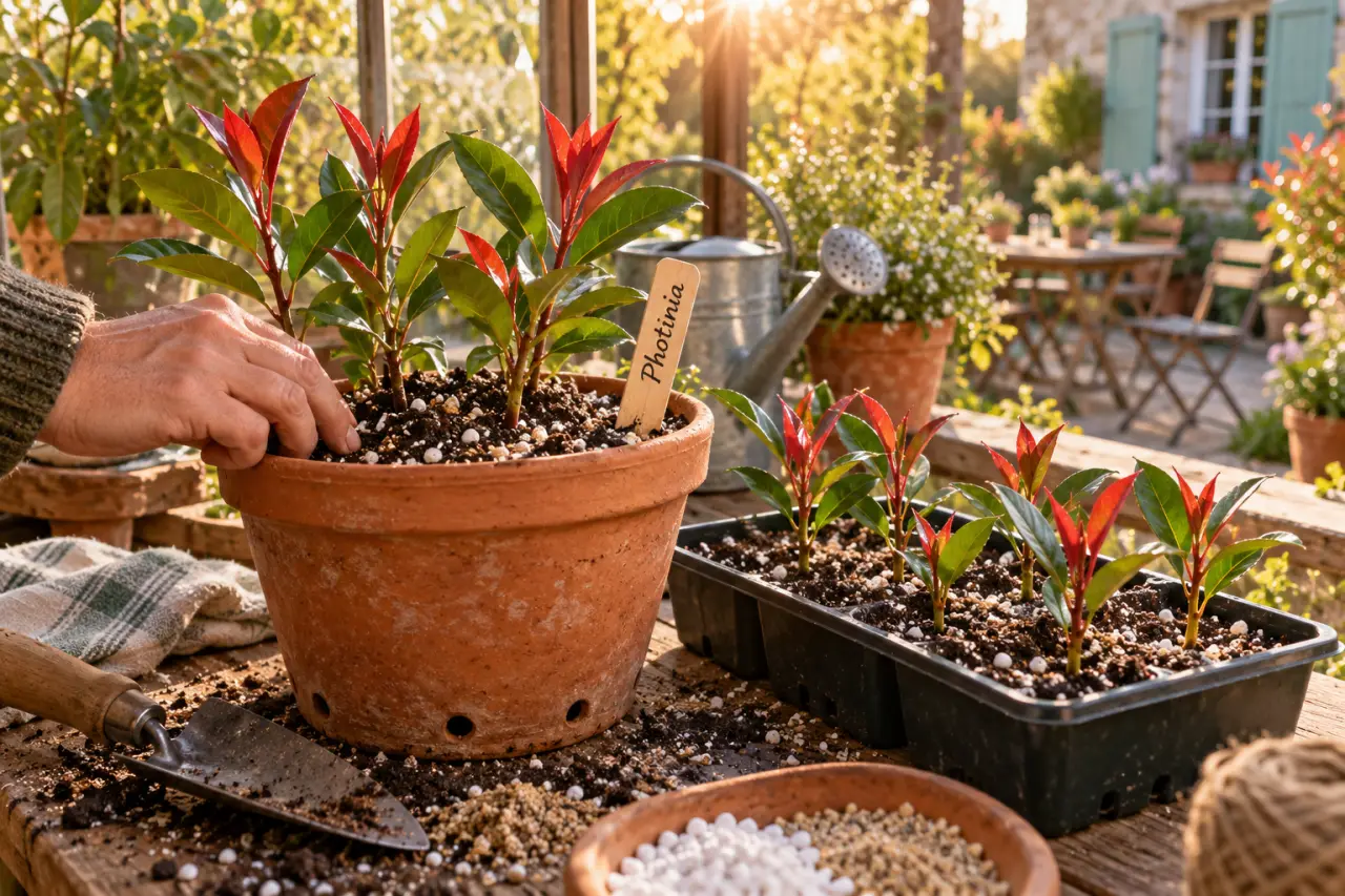 Bouturage du photinia : réussir la reprise sans faire pourrir les jeunes plants